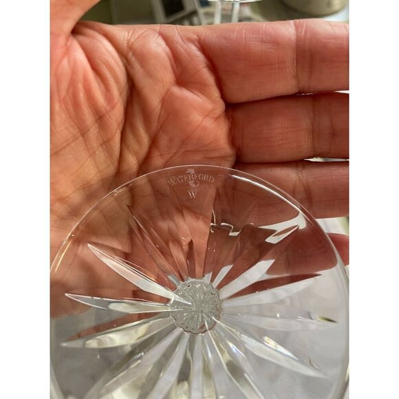 Waterford Gresham Box Set Two Crystal Champagne Toasting Flutes Germany Vintage - Picture 8 of 8